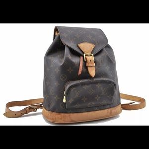 Authentic Louis Vuitton Monogram Montsouris MM Backpack